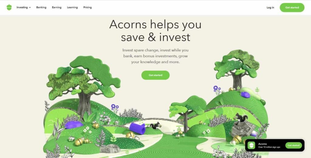 Start small and think big with Acorns - the easy and affordable way to invest and grow your money